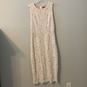 Off white Lulu’s midi dress